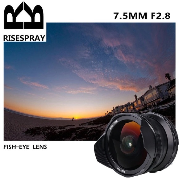 RISESPRAY 7.5mm f/2.8 Fisheye Lens - Picture 7 of 11